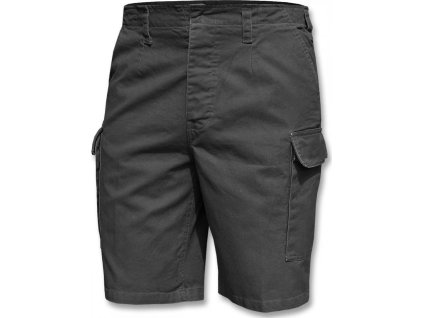 Bermudy BW Moleskin černé předeprané (Vyberte velikost L)