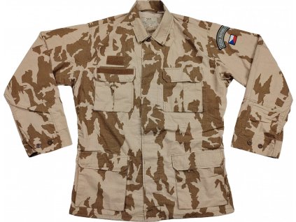 Blůza 95 letní bojová s béžovým potiskem RipStop pouštní desert AČR originál (Velikost a varianta 170/100 (2-50) použitá)