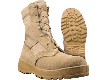 Boty (kanady) desert US Hot Weather 100 Premier Vibram pouštní Belleville,Rocky,Wellco,McRae Tan originál (Vyberte velikost 8 R (Belleville))