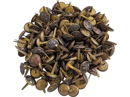 Knoflík stejnokrojový zapichovací 15 mm malý (na výložky a brigadýrku) AČR originál (Varianta zlatavý zapichovací (na brigadýrku))