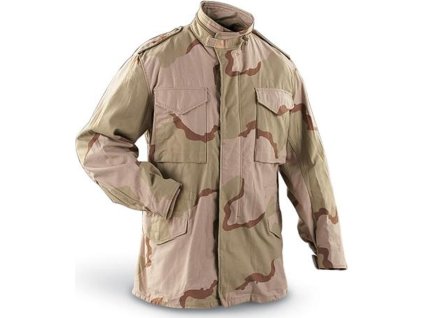 Kabát polní bunda M65 pouštní Desert 3 Color US originál (Velikost Small-X-Short zánovní)