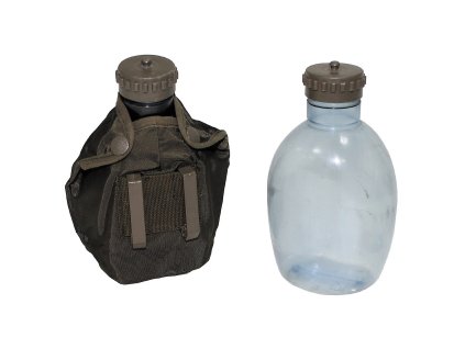 Polní láhev plastová čutora s obalem oliv Glock® Rakousko originál (Čutora plastová)