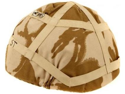 Potah maskovací obal na helmu MK6 pouštní DPM Desert Velká Británie (Velikost Regular (Small/Medium) použitý)