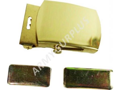 Přezka spona zlatá na kalhotový opasek US originál (Varianta koncovka 28 x 14 mm)