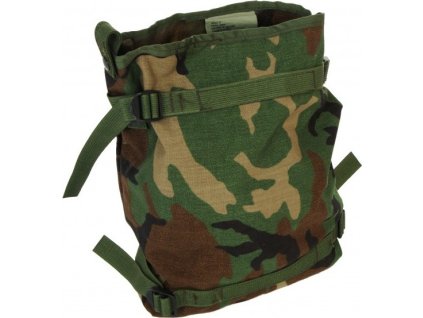 Sumka otevřená kapsa k batohu MOLLE II POUCH RADIO Woodland USMC originál (Varianta použitá)