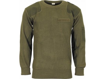 Svetr vlněný COMMANDO zelený Itálie originál použitý (Vyberte velikost 1 (48-50))