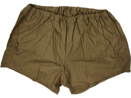Trenýrky bavlněné spodní prádlo khaki ČSLA AČR originál (Velikost 38)