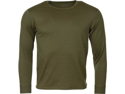 Triko termo dlouhý rukáv zelené Vest Thermal Underwear Olive Velká Británie originál (Velikost S/92 použité)