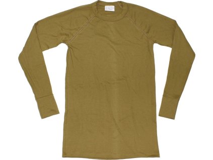 Triko podvlékací termo dlouhý rukáv Holandsko khaki originál (Velikost 9505/0515 použité)