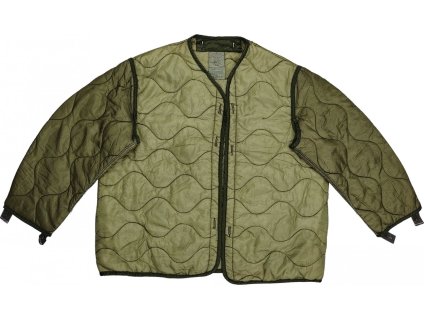 Vložka do polní bundy oliv US kabát M65 originál (Vyberte velikost Small použitá)