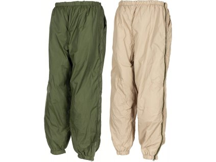 Kalhoty Softie celorozepínatelné oboustranné Velká Británie Olive/Sand (Velikost Medium nové)