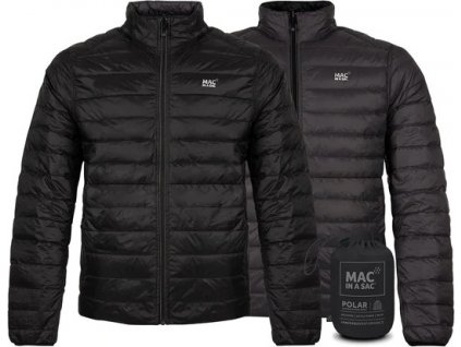 Lehká péřová oboustranná bunda Mac In a Sac® Polar Black/Charcoral