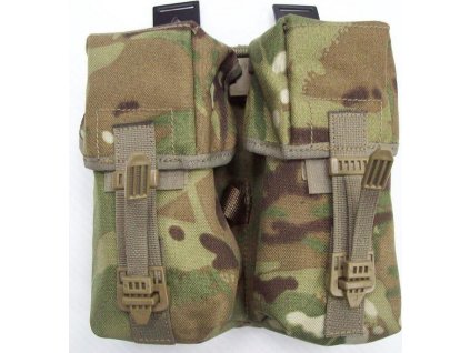 Sumka na 4 zásobníky SA 80 Pouch Ammunition Universal MTP PLCE Velká Británie originál (Stav použitá)