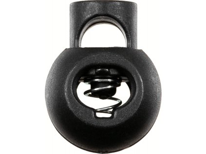 Plastová brzdička jednodírková koncovka 10 kusů MFH® Black