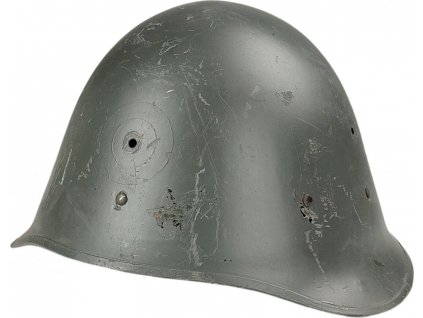 Helma ocelová přilba Dánsko M23 CF civilní obrana originál (Varianta kožený vnitřek)