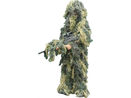 Dětský maskovací oblek Hejkal (Ghillie Suit) woodland 4-dílný Kombat® (Velikost S/M 7-9 let)