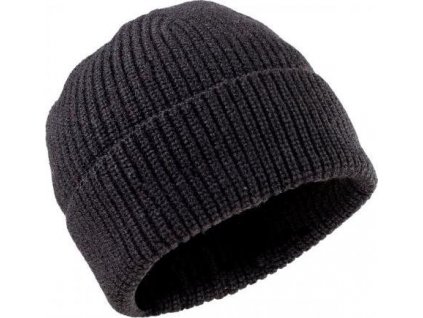 Kulich zimní vlněný Merino Classic hrubý úplet A.B. Black černá