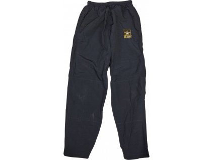 Tepláky sportovní šusťákové kalhoty černé APFU US originál (Velikost Small-Regular použité)