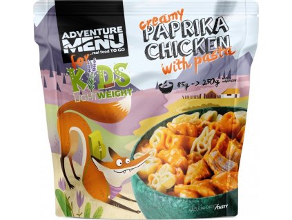 Adventure Menu Kids Kuře na paprice s těstovinami 250g
