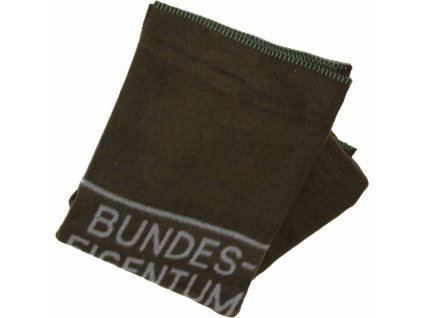 Deka armádní 200x210cm vlněná BW BUNDESWEHR Schlafdecke originál
