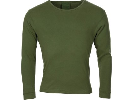 Triko bavlněné dlouhý rukáv zimní zelené Velká Británie originál použité (Velikost 100-108)