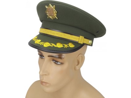 Brigadýrka s odznakem a ratolestí generál AČR zelená vz.97 originál (Velikost 57)