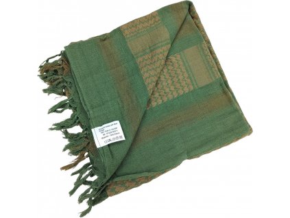Šátek palestina zelená/hnědá NFP Mono (shemagh, arafat) Holandsko originál použitý