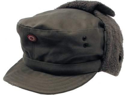 Čepice zimní beranice ušanka BH Rakousko oliv originál (Velikost a varianta 56 použitá)