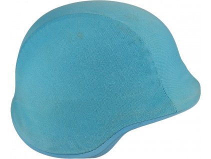 Potah na kevlarovou helmu SPECTRA PASGT modrý UNPROFOR OSN Francie originál (Varianta modrý gumový lem)