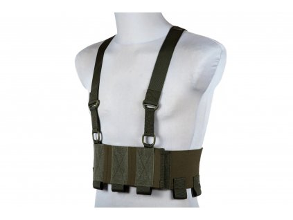 Taktický hrudní nosič s nízkou viditelností zelený Low-Vis Chest Rig Olive GFC Tactical™