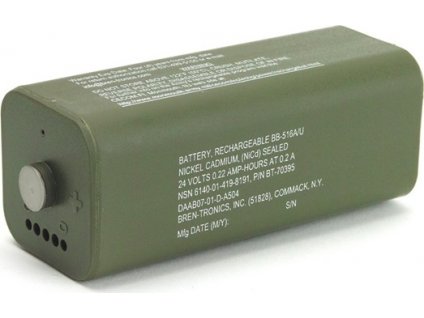Baterie se zobrazením stavu nabití BB-516A/U pro komunikační vybavení US originál