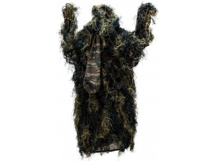 Maskovací oblek převlečník Hejkal Ghillie Parka MMB® Woodland (Vyberte velikost XL/XXL)