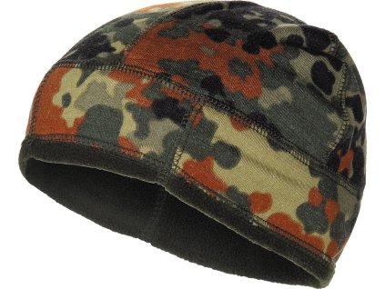 Zimní čepice maskovací model BW Hat Fleece Flecktarn MFH® Adventure 10859V (Velikost 54-58)
