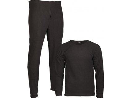 Dvoudílný fleece termo komplet spodní prádlo černé Mil-Tec®