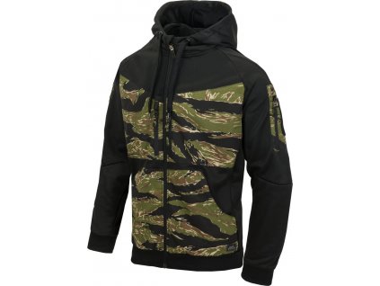 Mikina s kapucí na zip ROGUE Hoodie Tiger Stripe Helikon-Tex® BL-RHF-PO-0162A (Velikost XS)