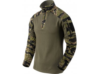 Taktická košile bojové triko MCDU Combat Shirt® Tiger Stripe Helikon-Tex® BL-MCD-SP-6202A