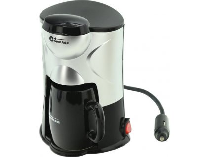 Kávovar do auta překapávací konvice na čaj 12V Drip Coffe maker Compass