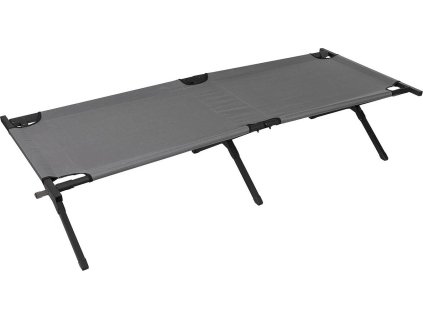 Polní lehátko skládací vojenské lůžko šedé Single Camp Bed Anthracite