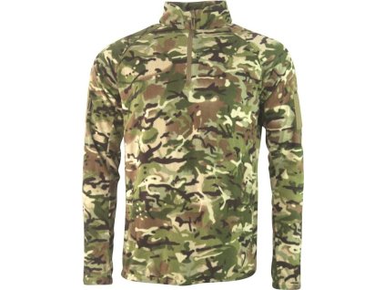 Mikina Alpha Mid-Layer Fleece střední vrstva BTP MultiCam Velcro Kombat® (Velikost Small)