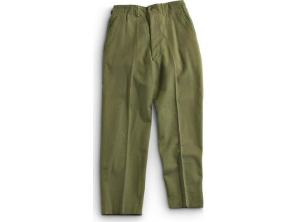 Kalhoty polní vlněné M-1951 Olive Green-108 US (Korea,Vietnam) originál (Vyberte velikost Small-Long)