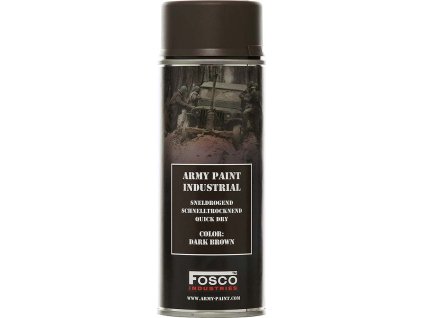 Barva ve spreji ARMY dark brown 400ml