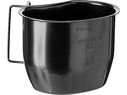 Hrnek nerezové pitítko černé systému Crusader Cooking System Velká Británie 750ml BCB