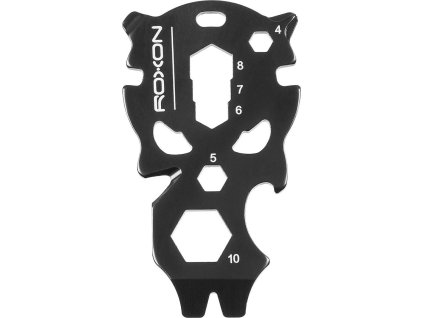 Klíčenka lebka multifunkční nástroj 9v1 Skull ROXON® EDC Multi Tool