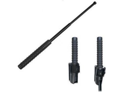 Teleskopický obušek černý ESP s pouzdrem BH-02 (Velikost 16)