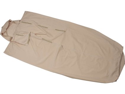 Vložka do spacího pytle hnědá Velká Británie použitá (Varianta zánovní)