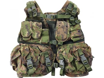 Taktická bojová vesta model 2006 Vegetato Camo Itálie originál použitá