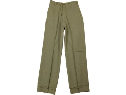 Kalhoty vycházkové letectvo RCAF Trousers No.6 Airmen Khaki 1953 Kanada originál