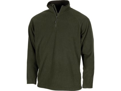 Mikina Troyer MicroFleece zelená OD Green MFH® Adventure 00510B (Velikost Large)