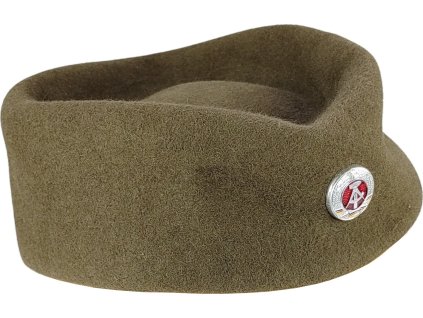 Dámská čepice s odznakem NVA hnědá (Velikost 54)