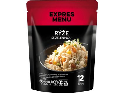 Rýže se zeleninou (2 porce 400g) EXPRES MENU